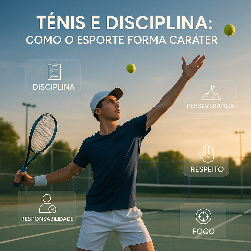 Tênis e disciplina: como o esporte forma caráter